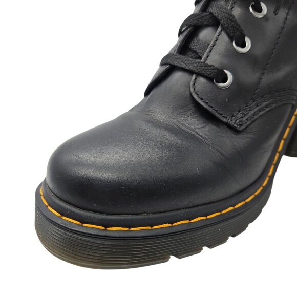 Dr. Martens Jesy Heeled Leather Lace-Up Boots – Size 10 US Womens - Picture 7 of 12